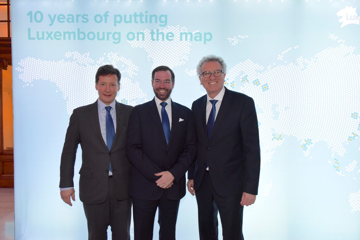 20180110 ar,Luxembourg,CercleCity,fete 10ans Luxembourg for Finance, LFF,en présence du Grand-Duc Héritier ,Pierre Gramegna et Nicolas Mackel,Photo:©Editpress/AlainRischard
