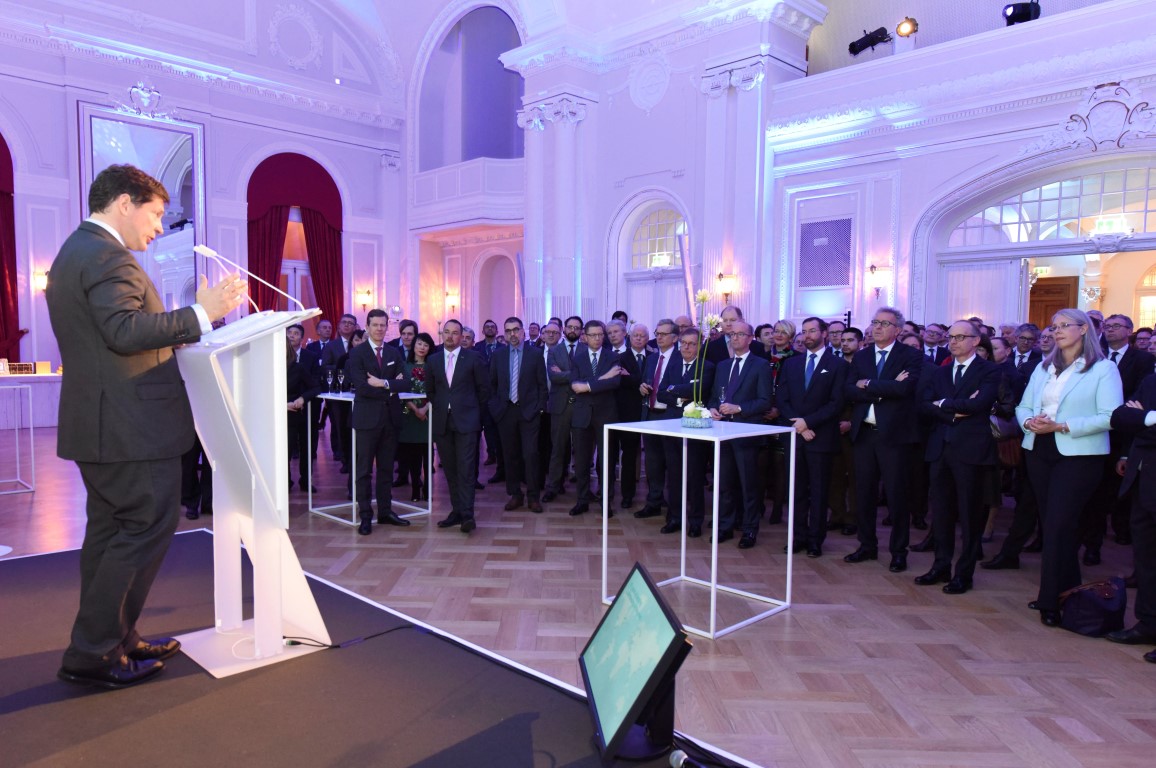 20180110 ar,Luxembourg,CercleCity,fete 10ans Luxembourg for Finance, LFF,en présence du Grand-Duc Héritier ,Pierre Gramegna et Nicolas Mackel,Photo:©Editpress/AlainRischard