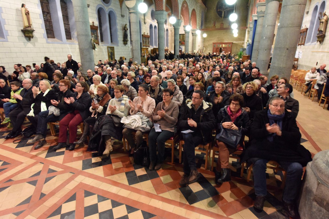 20180113 ar,Habay-la-Neuve, (B), église,concert,Choeurs d`Opéras, Chorale Municipale Uelzecht,direction , Jeff Speres ,Photo:©Editpress/TaniaFeller