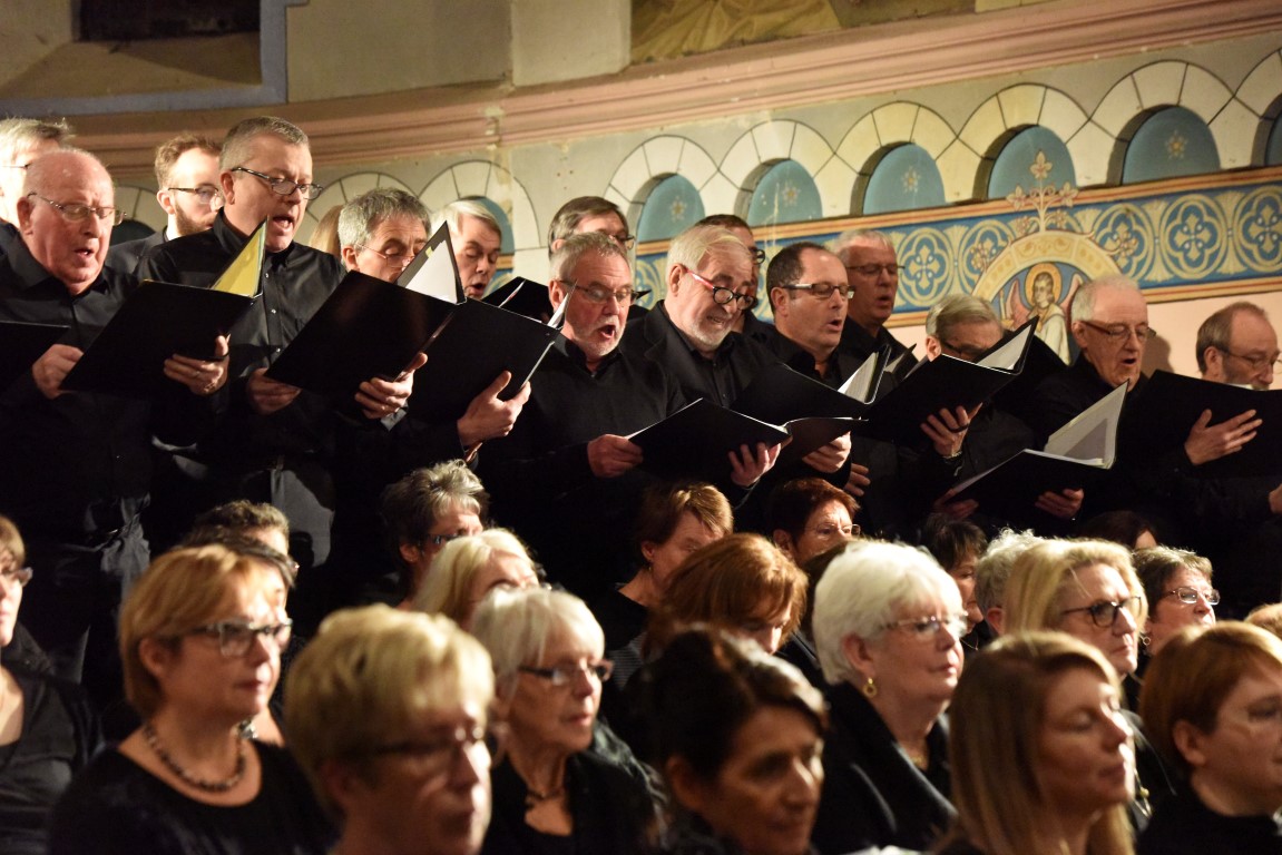 20180113 ar,Habay-la-Neuve, (B), église,concert,Choeurs d`Opéras, Chorale Municipale Uelzecht,direction , Jeff Speres ,Photo:©Editpress/TaniaFeller