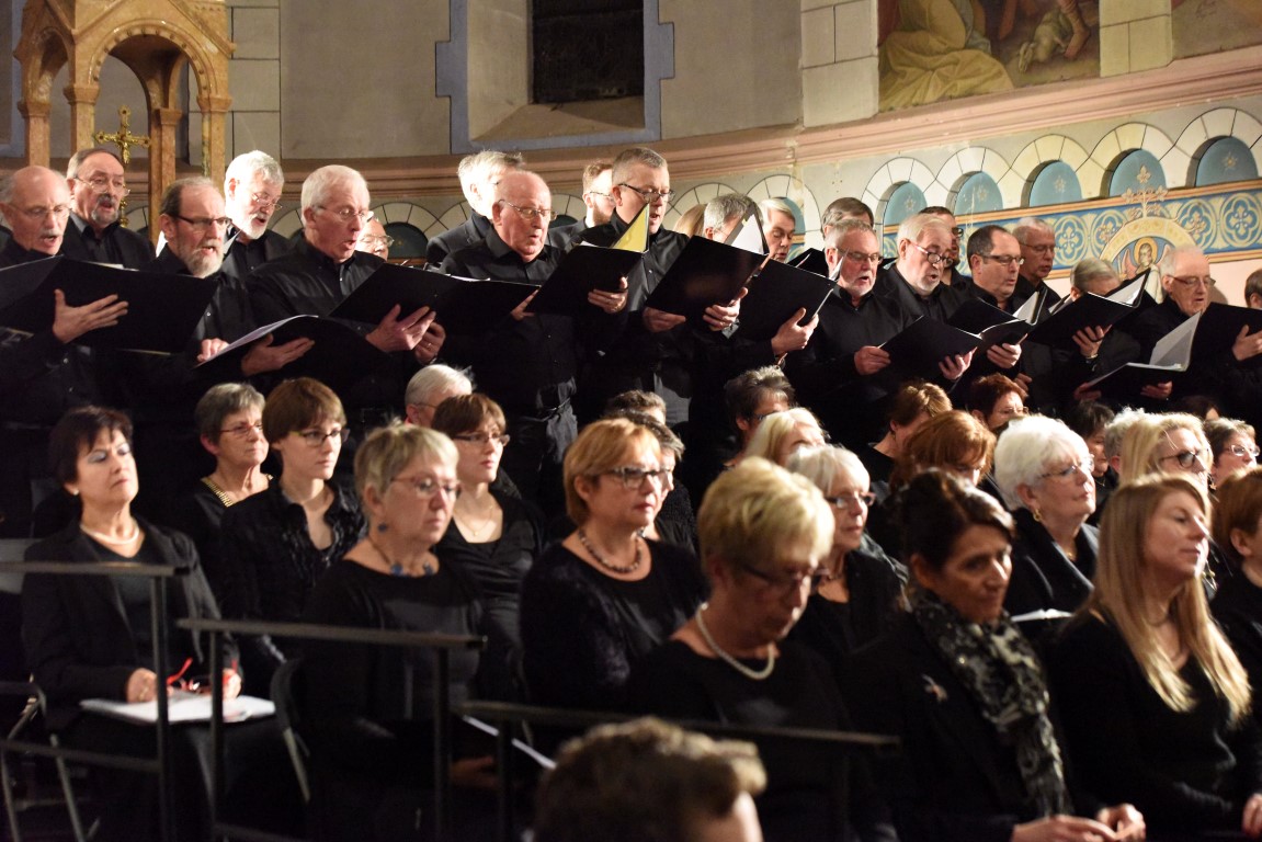 20180113 ar,Habay-la-Neuve, (B), église,concert,Choeurs d`Opéras, Chorale Municipale Uelzecht,direction , Jeff Speres ,Photo:©Editpress/TaniaFeller