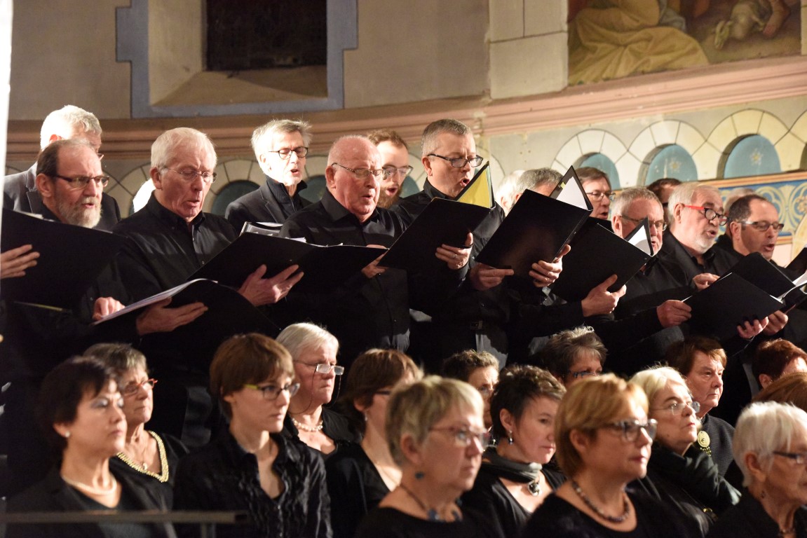 20180113 ar,Habay-la-Neuve, (B), église,concert,Choeurs d`Opéras, Chorale Municipale Uelzecht,direction , Jeff Speres ,Photo:©Editpress/TaniaFeller