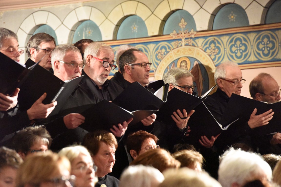 20180113 ar,Habay-la-Neuve, (B), église,concert,Choeurs d`Opéras, Chorale Municipale Uelzecht,direction , Jeff Speres ,Photo:©Editpress/TaniaFeller