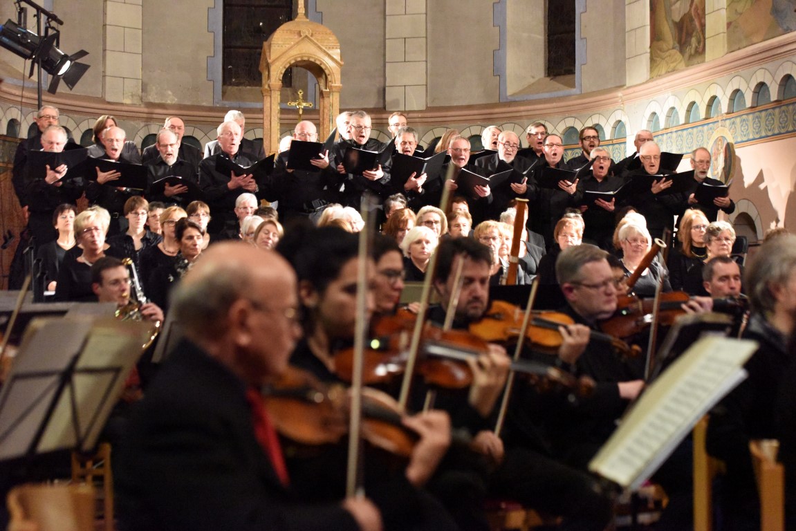 20180113 ar,Habay-la-Neuve, (B), église,concert,Choeurs d`Opéras, Chorale Municipale Uelzecht,direction , Jeff Speres ,Photo:©Editpress/TaniaFeller