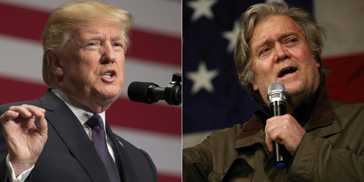 Trumps Abrechnung mit Steve Bannon