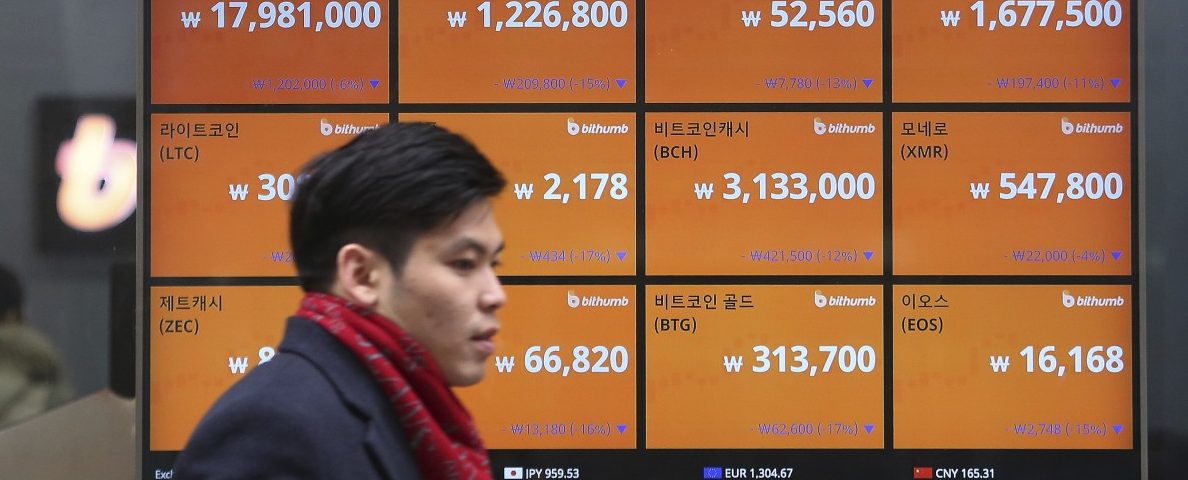 Bitcoin fällt unter 10.000-Dollar-Marke