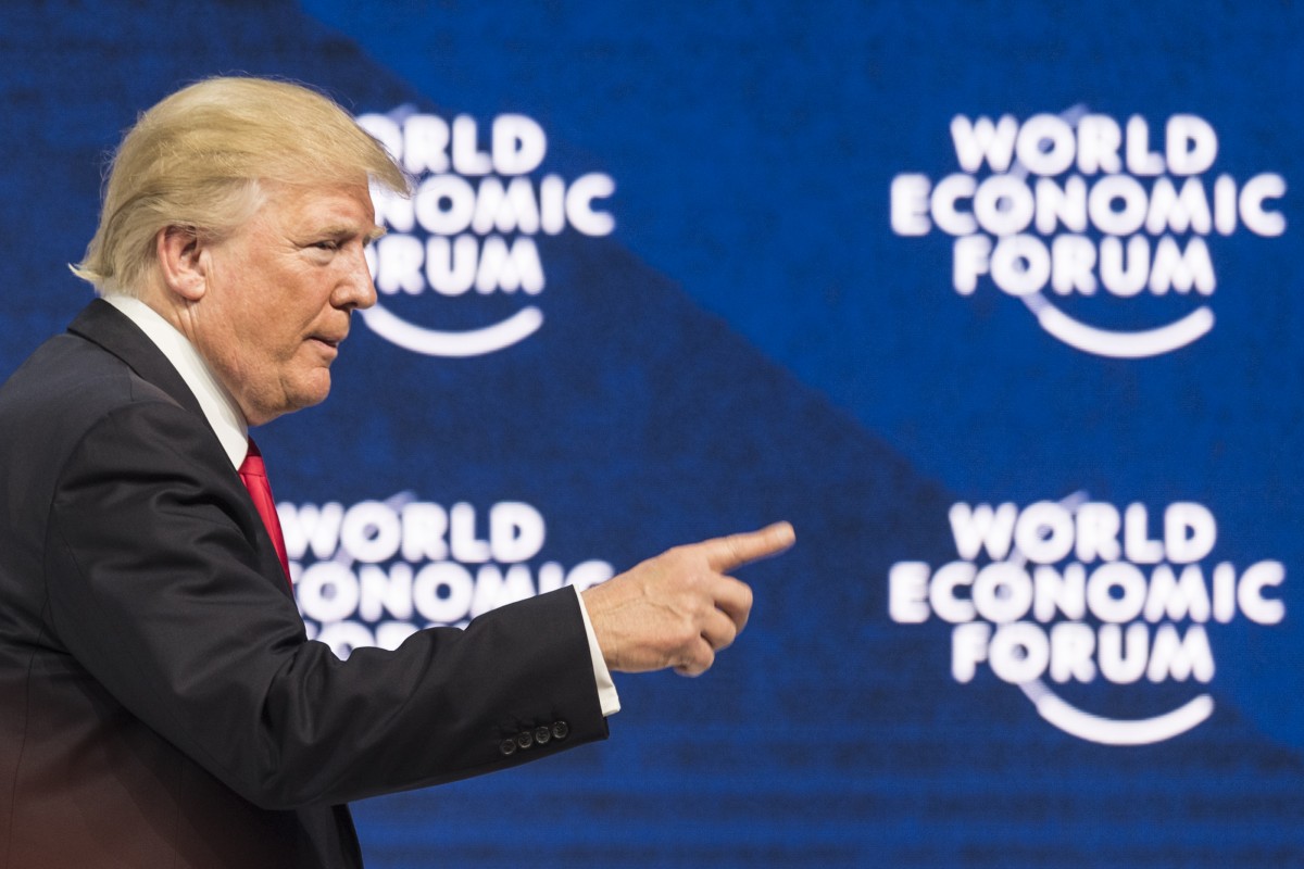 Trump wirbt in Davos: „Amerika ist der Platz zum Geschäftemachen“