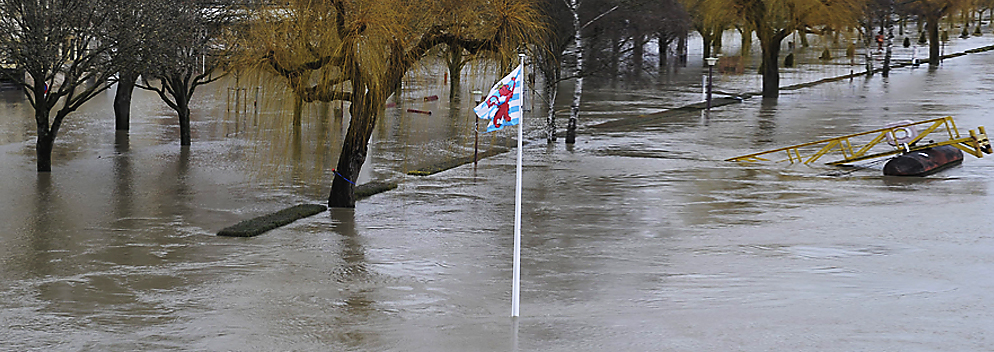 Remich unter Wasser: Die Reportage
