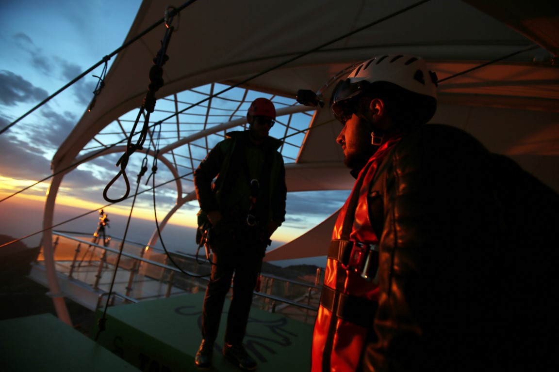 Emirates World Zipline Record