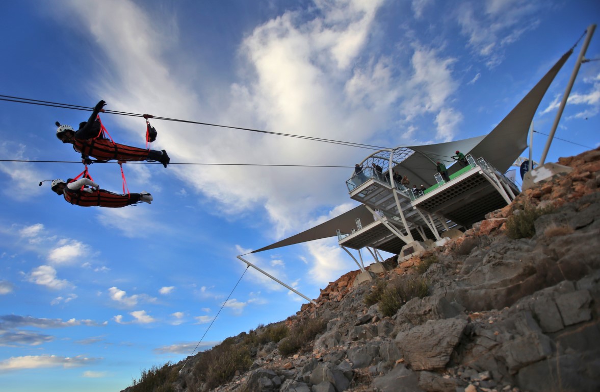 Emirates World Zipline Record