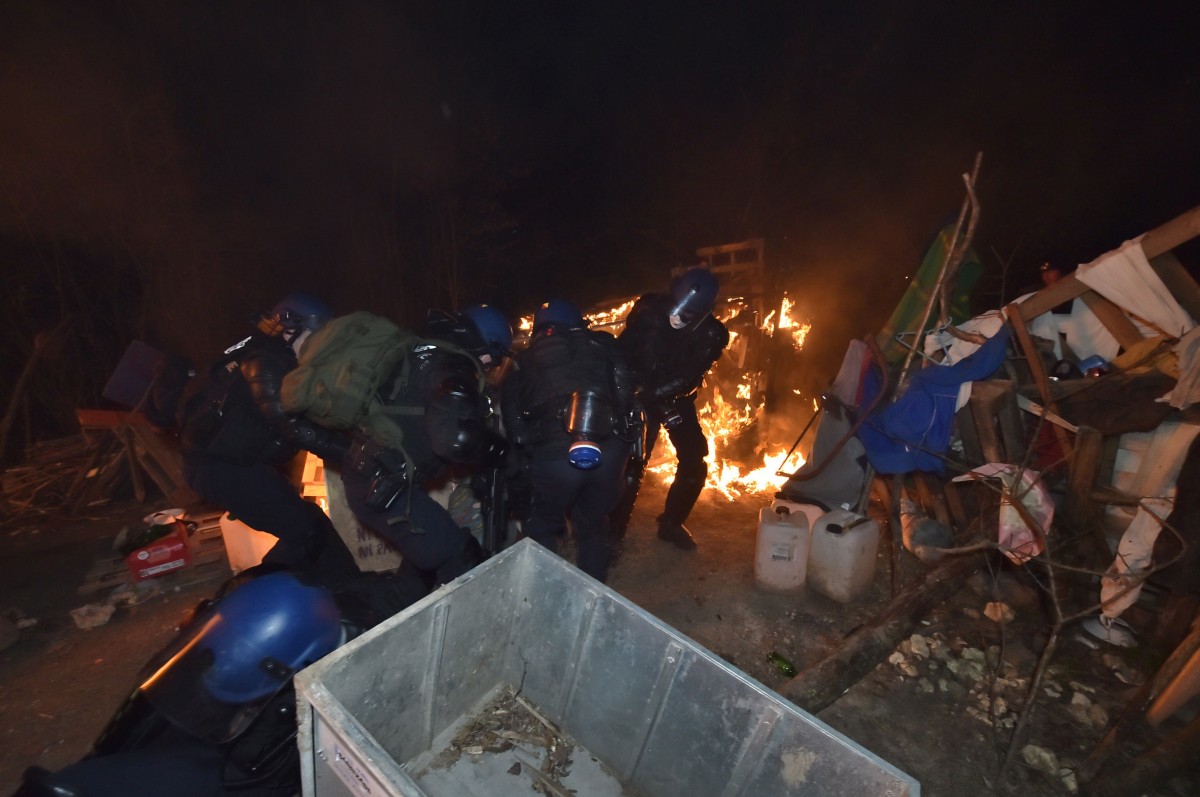 Frankreich räumt Atom-Protestlager in Bure