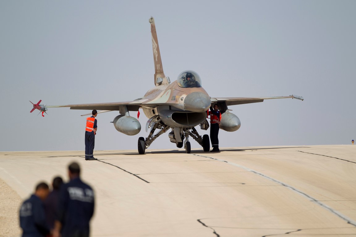 Israelischer F-16 Kampfjet