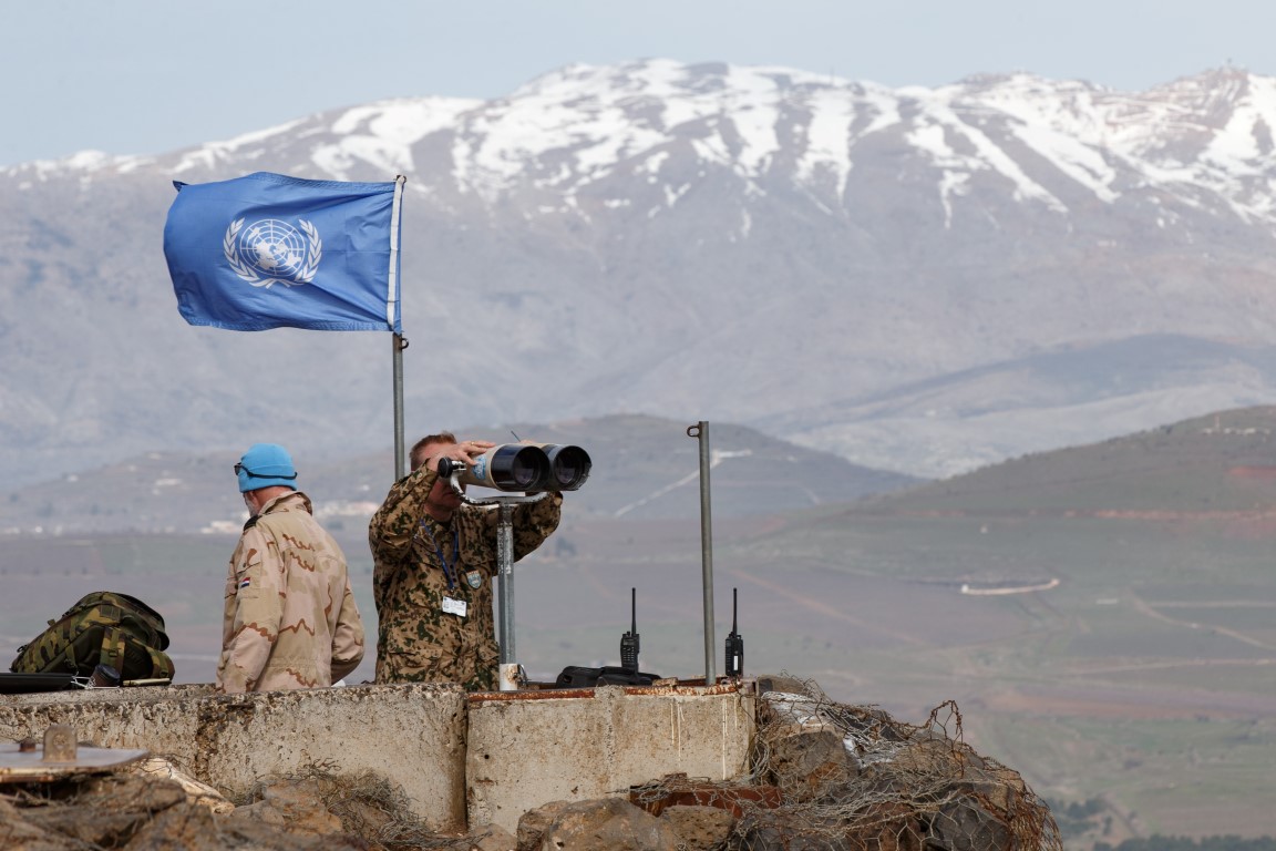 UN-Truppen auf den Golanhöhen