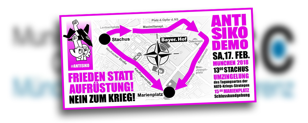 Demo gegen Sicherheits-Konferenz