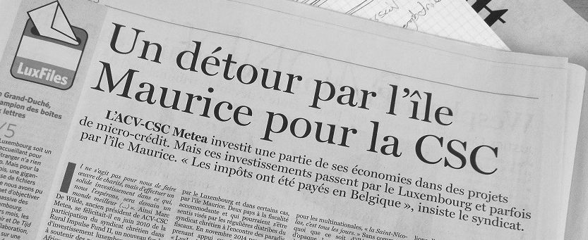 Belgische Gewerkschaft leitet Investitionen über Mauritius und Luxemburg
