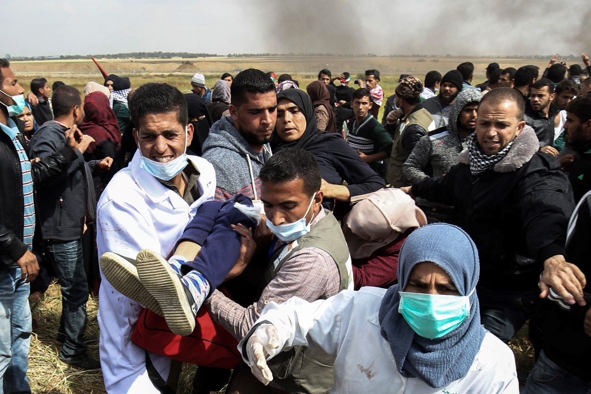 PALESTINIAN-ISRAEL-CONFLICT-GAZA-DEMO