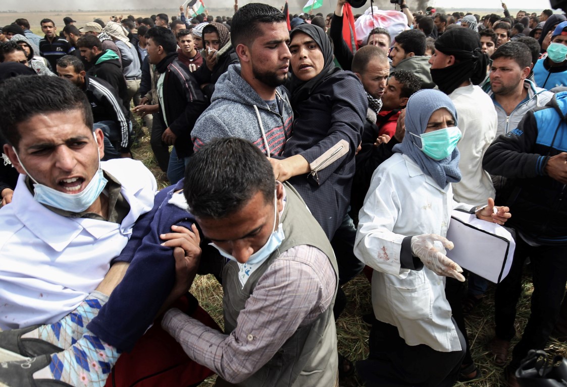 PALESTINIAN-ISRAEL-CONFLICT-GAZA-DEMO