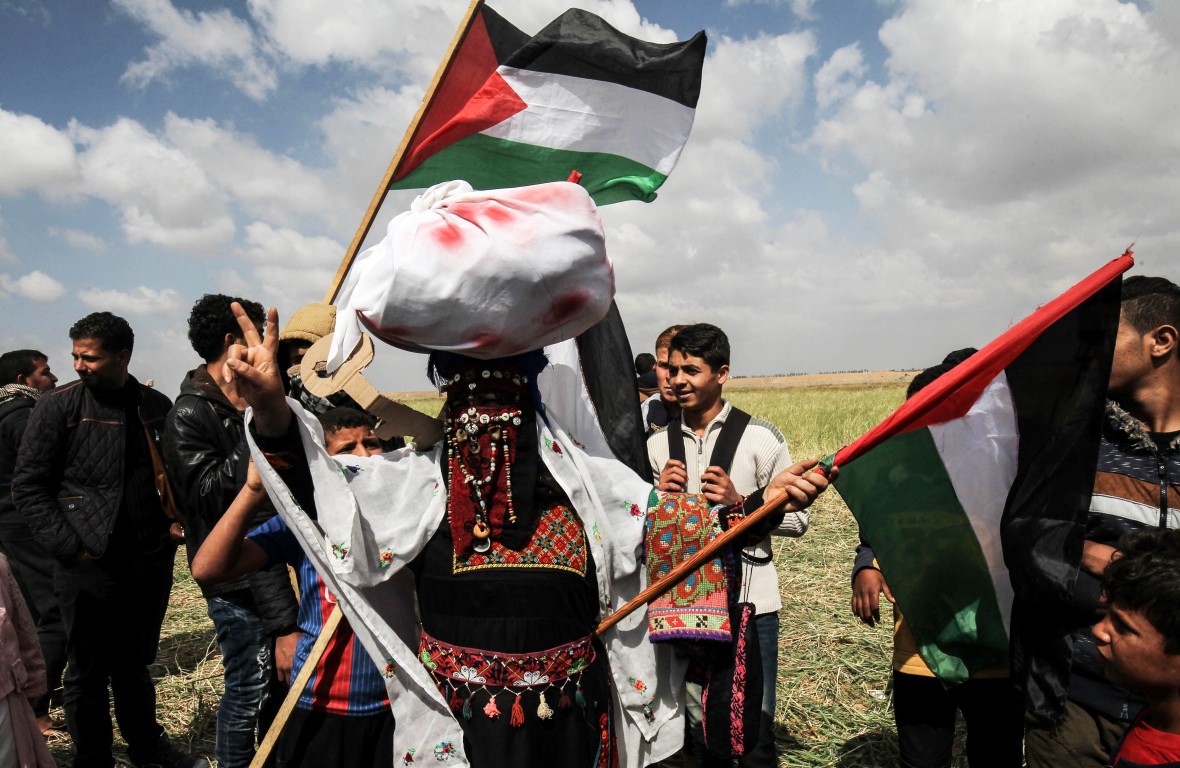 PALESTINIAN-ISRAEL-CONFLICT-GAZA-DEMO