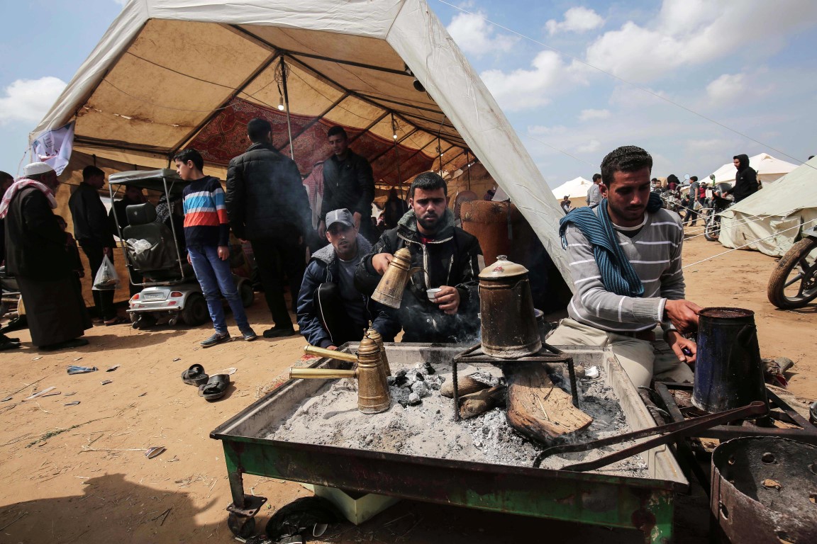 PALESTINIAN-ISRAEL-CONFLICT-GAZA-DEMO