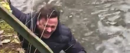 Bettels Lachanfall im Fluss