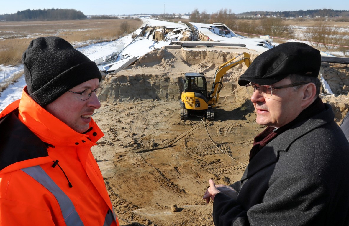 Kaputte Ostseeautobahn