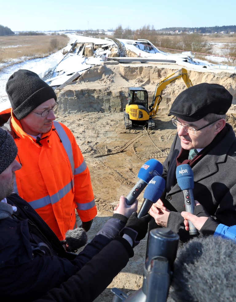 Kaputte Ostseeautobahn