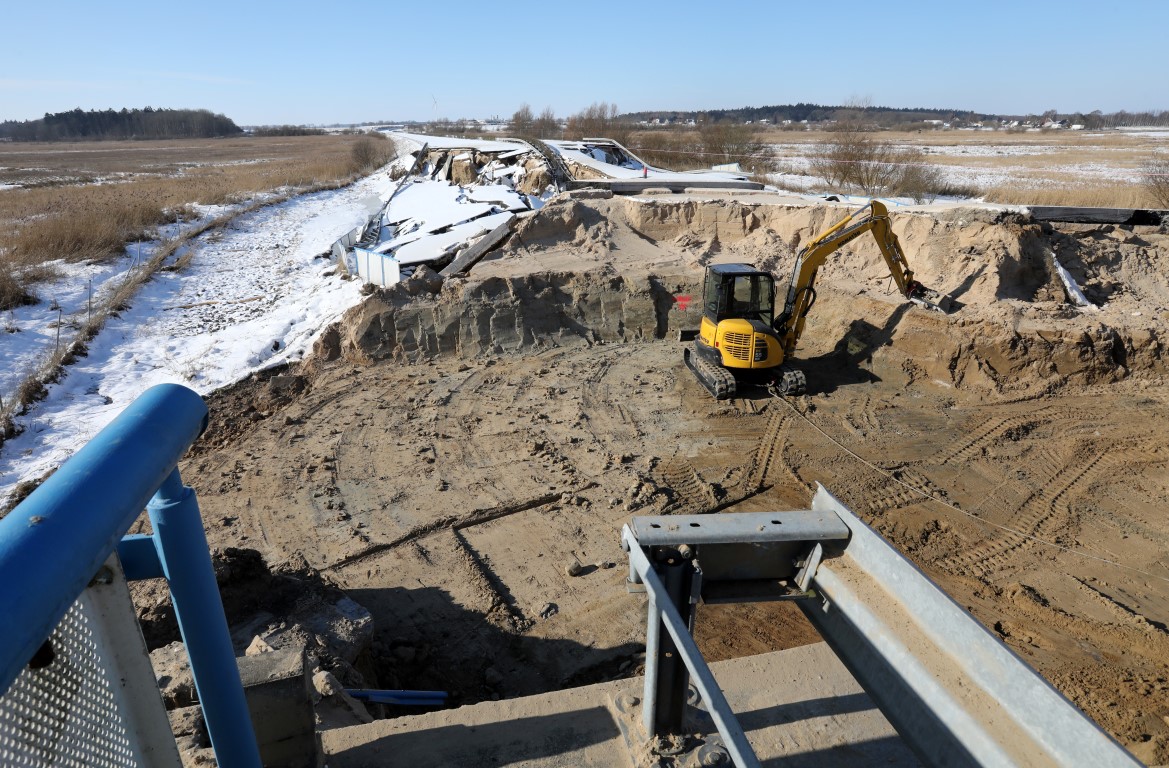 Kaputte Ostseeautobahn