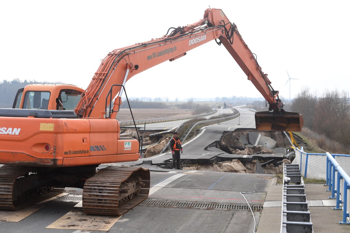 Vorbereitungen für Rückbau am A 20-Loch begonnen