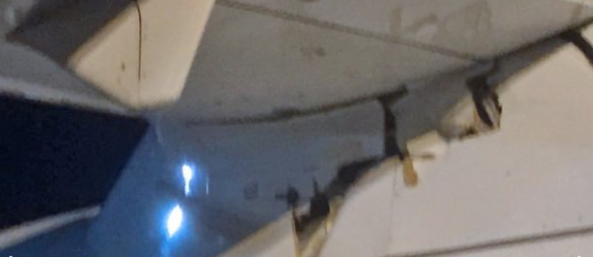 Air-France-Maschine wird fast Flügel abgerissen