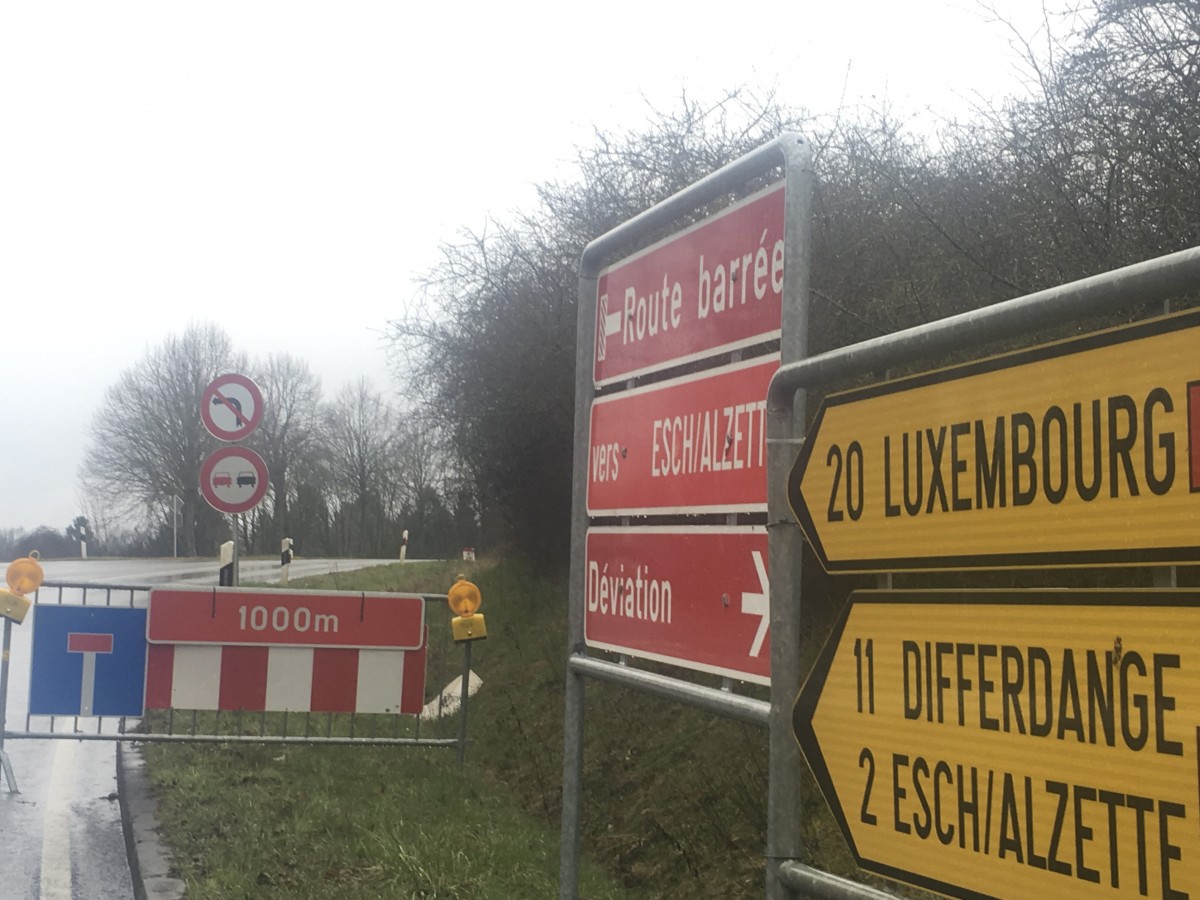 Sperrung der N31 bis voraussichtlich morgen