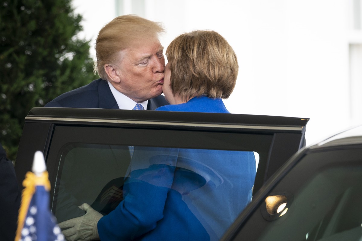 Merkels Treffen mit Trump: Freundlich im Ton, hart in der Sache