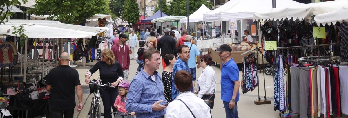 Auf Schnäppchenjagd in Düdelingen