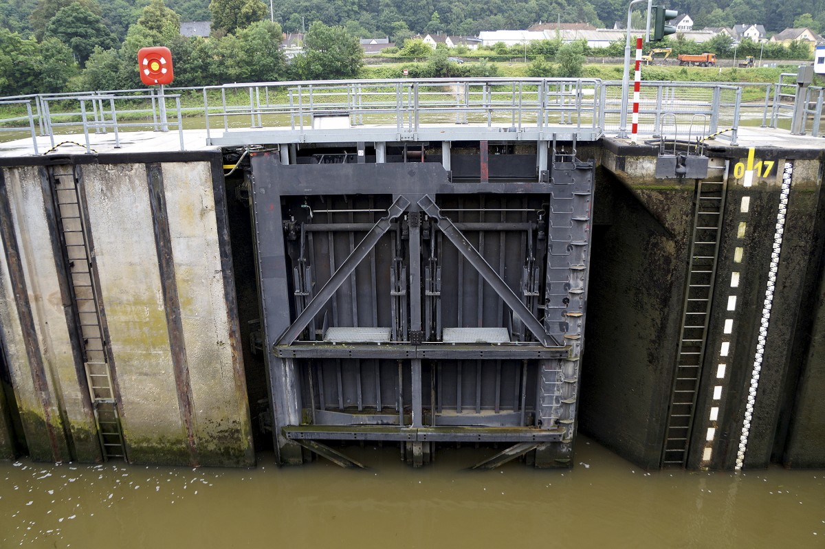Moselschleusen in Luxemburg sind nach Wartung wieder voll funktionstüchtig