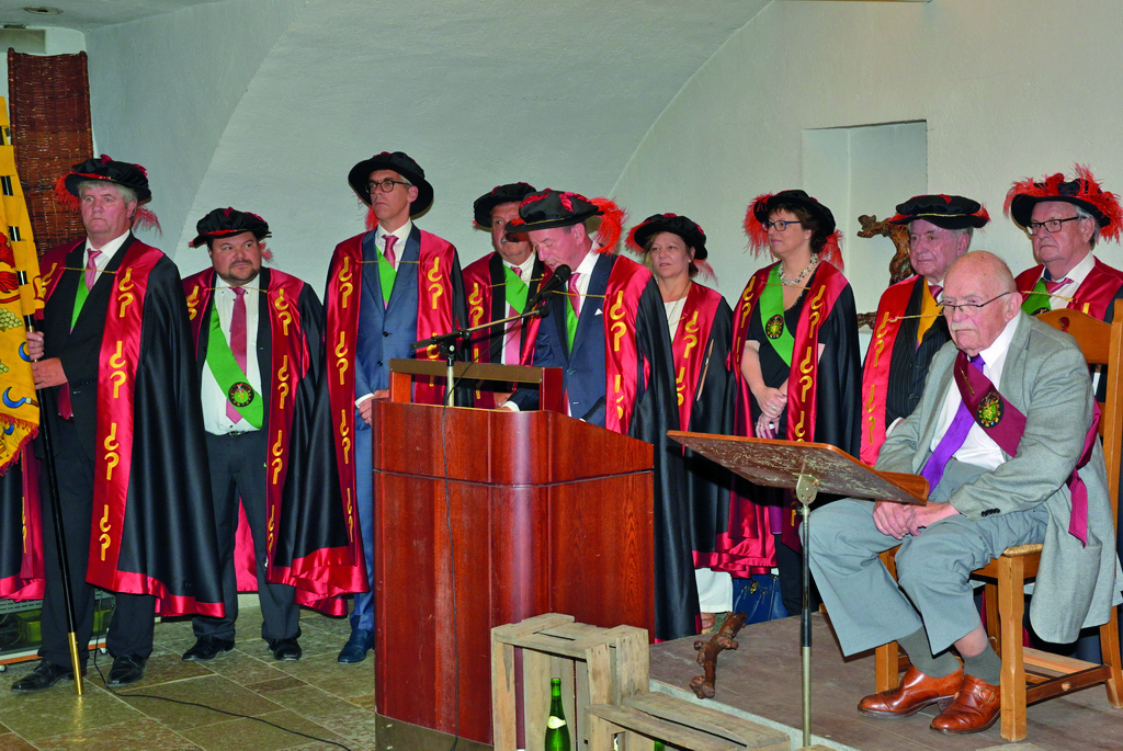 «Chapitre Extraordinaire im Juli 2018»: Die Confrérie St. Cunibert feierte im Juli 50. Jubiläum. (Fotos: Editpress/Julien Garroy und Carlo Rinnen)