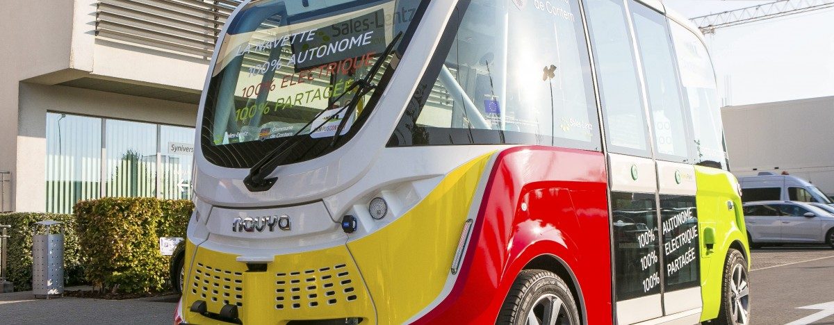 In Contern fährt der erste selbstfahrende Pendlerbus