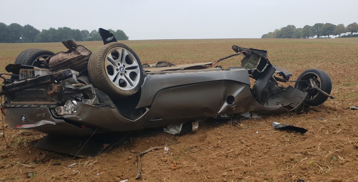 Schwerer Verkehrsunfall in Niederkorn – Fahrer lebensgefährlich verletzt