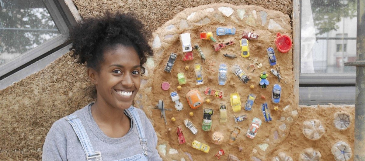 Die bunte BENU-Fassade: Haus der Kreislaufwirtschaft in Esch nimmt langsam Form an