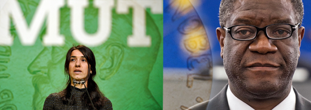 Kampf gegen sexuelle Gewalt im Krieg wird mit Friedensnobelpreisen geehrt