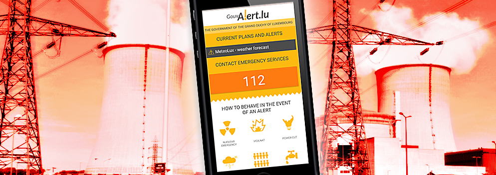 Luxemburg warnt jetzt per App vor Katastrophen