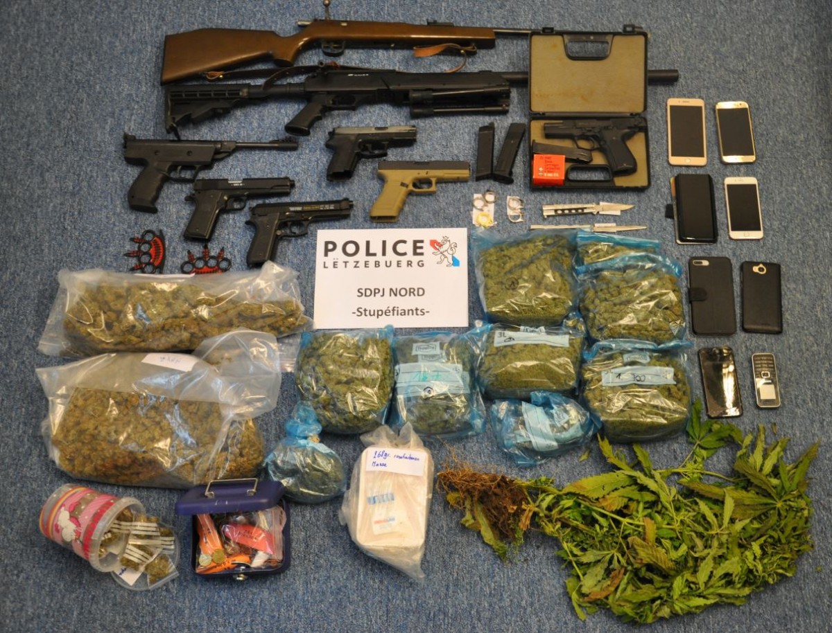 Monatelange Ermittlungen: Diekircher Polizei schnappt fünf Drogenhändler