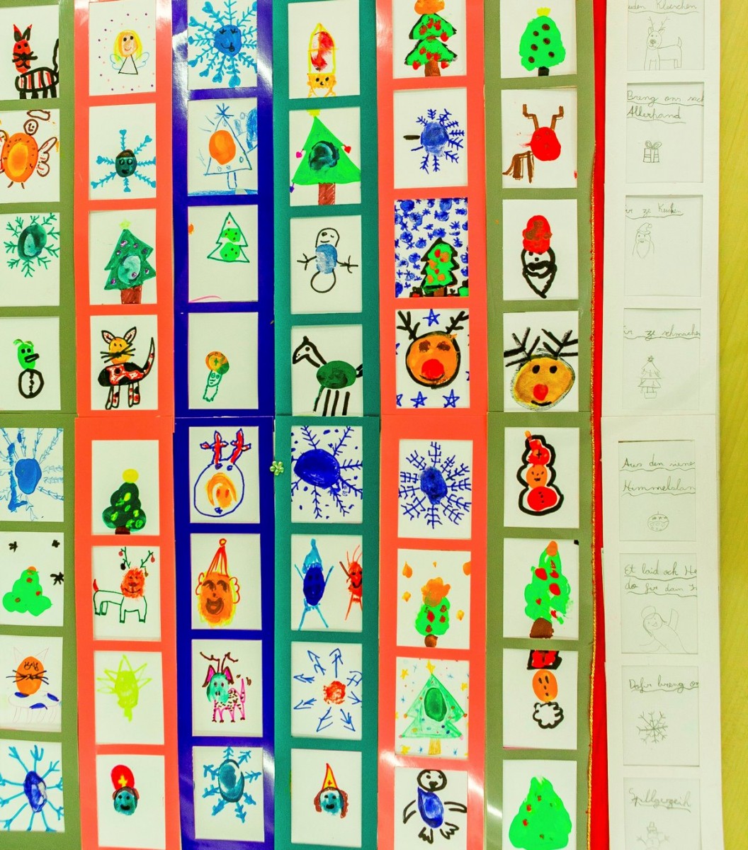 Die Kleeschen-Bilder der kleinen Tageblatt-Leser