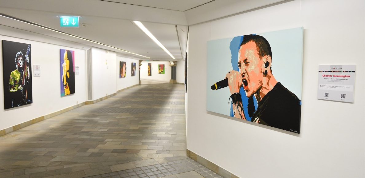 Peinture(s) par numéro – André Depienne rend hommage à des musiciens décédés trop tôt