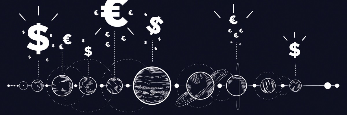 Die Ökonomisierung des Weltalls: Wie Dollar und Euro zu astronomischen Maßeinheiten wurden