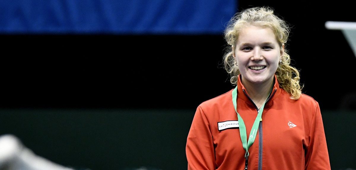 Marie Weckerle ist die jüngste Spielerin der Luxemburger Fed-Cup-Mannschaft