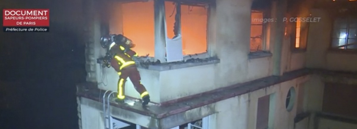 In Paris gibt es zahlreiche Tote und Verletzte beim Brand eines Wohnhauses
