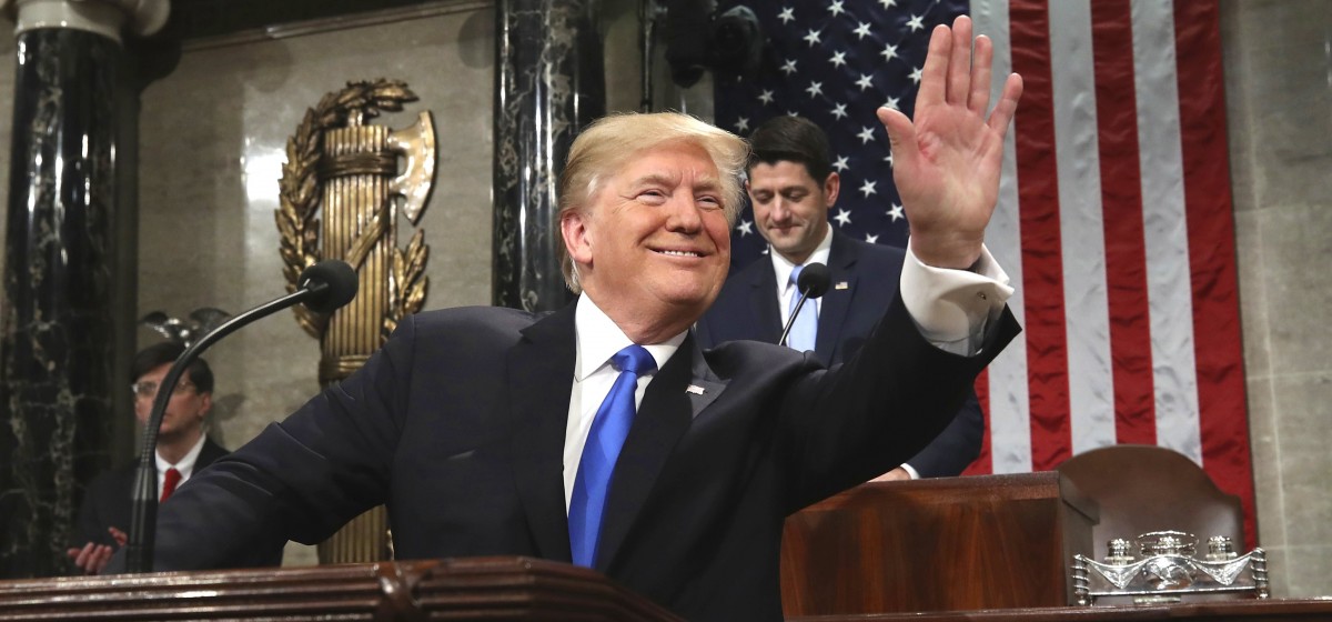 Vor seiner Ansprache zur Lage der Nation fordert Trump erneut die Grenzmauer