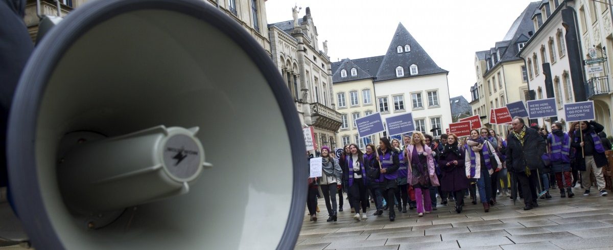 Internationaler Frauentag: Solidaritätsmarsch und Flashmob in Luxemburg