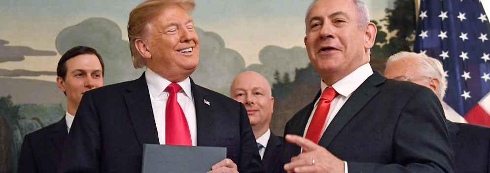 Trump erkennt Israels Souveränität über die Golanhöhen formell an
