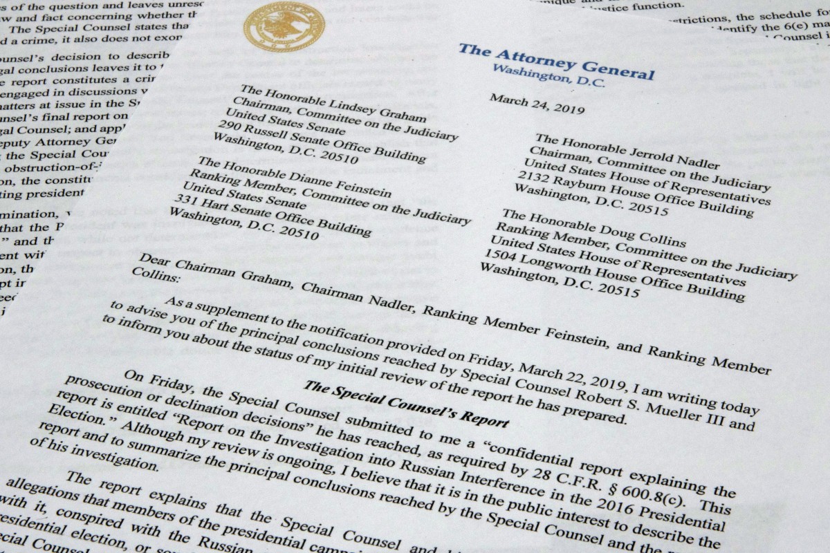 Demokraten stellen „Entlastung“ Trumps durch Mueller-Bericht infrage