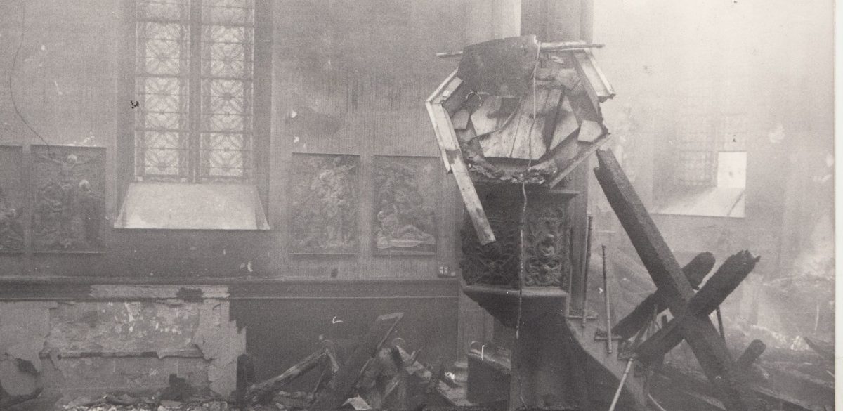 Gotteshaus in Flammen: Als 1976 die Pfarrkirche in Hobscheid brannte